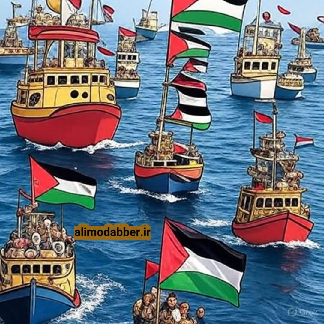 فایده امداد ناوگان صمود به غزه و فلسطین - مکتب کنش فراکنش - حجت الاسلام علی مدبر